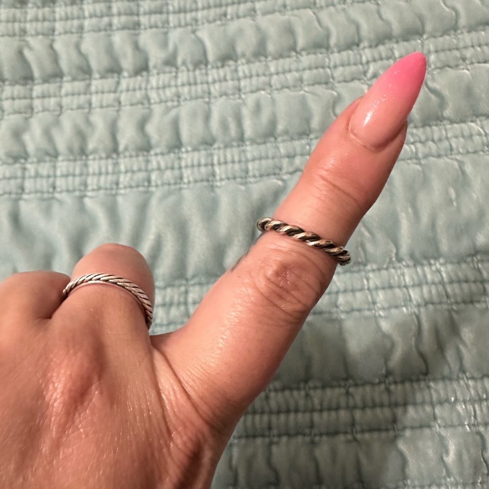 Silver ring. Size 6.5. 925. - Picture 2 of 4